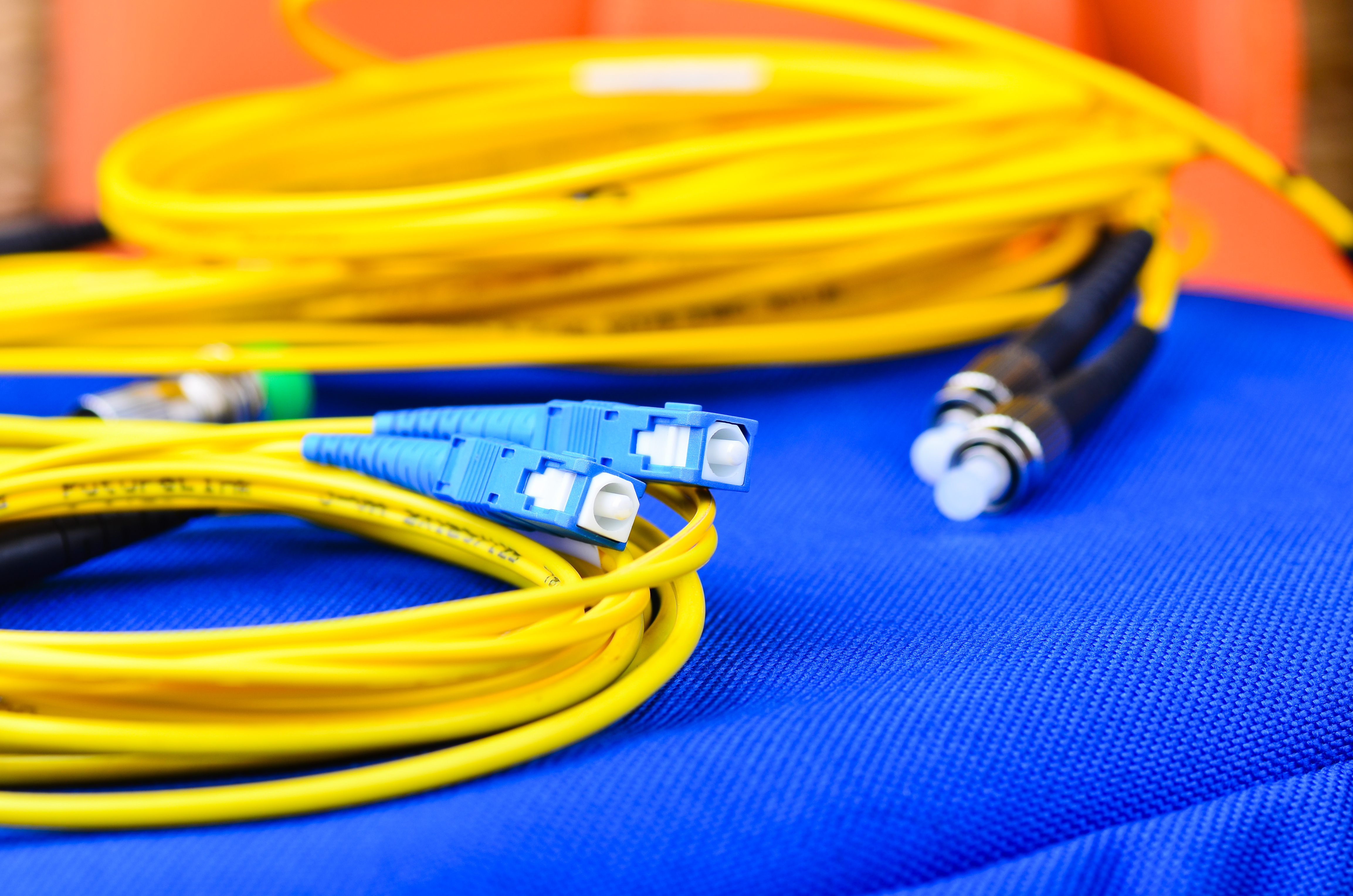 Yellow coaxial cable